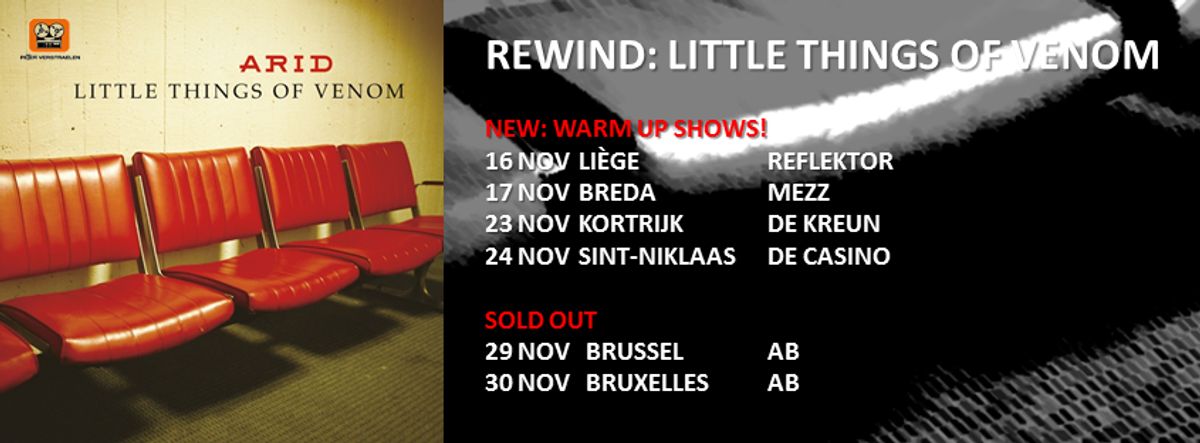Vier warm-up shows voor Arid