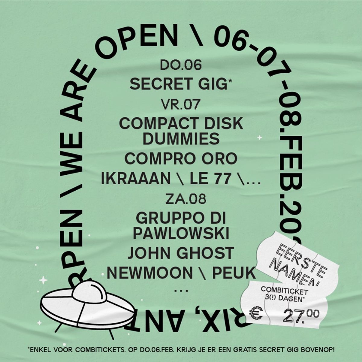 We Are Open doet boekje open