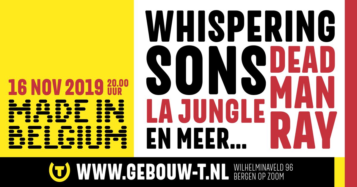 Affiche Made In Belgium helemaal rond