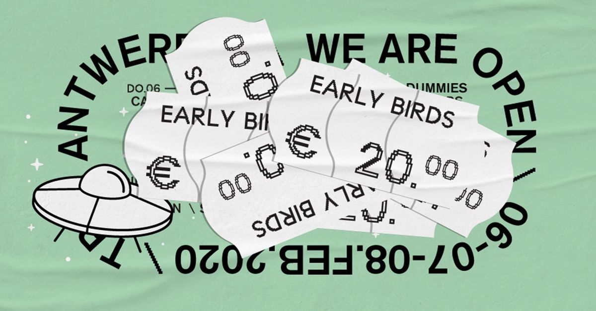 Extra dag voor We Are Open