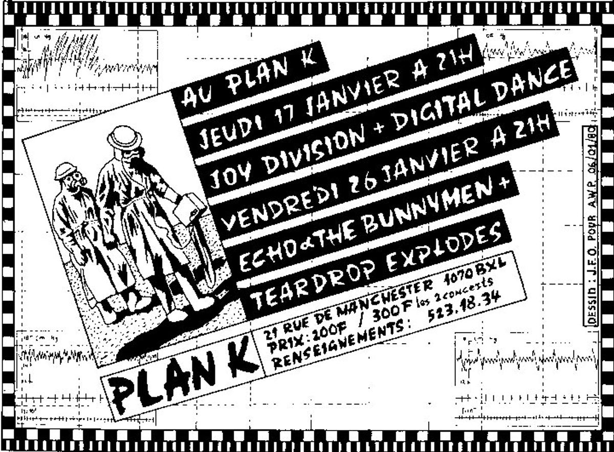 1980: Joy Division speelt (opnieuw) in Brusselse Plan K