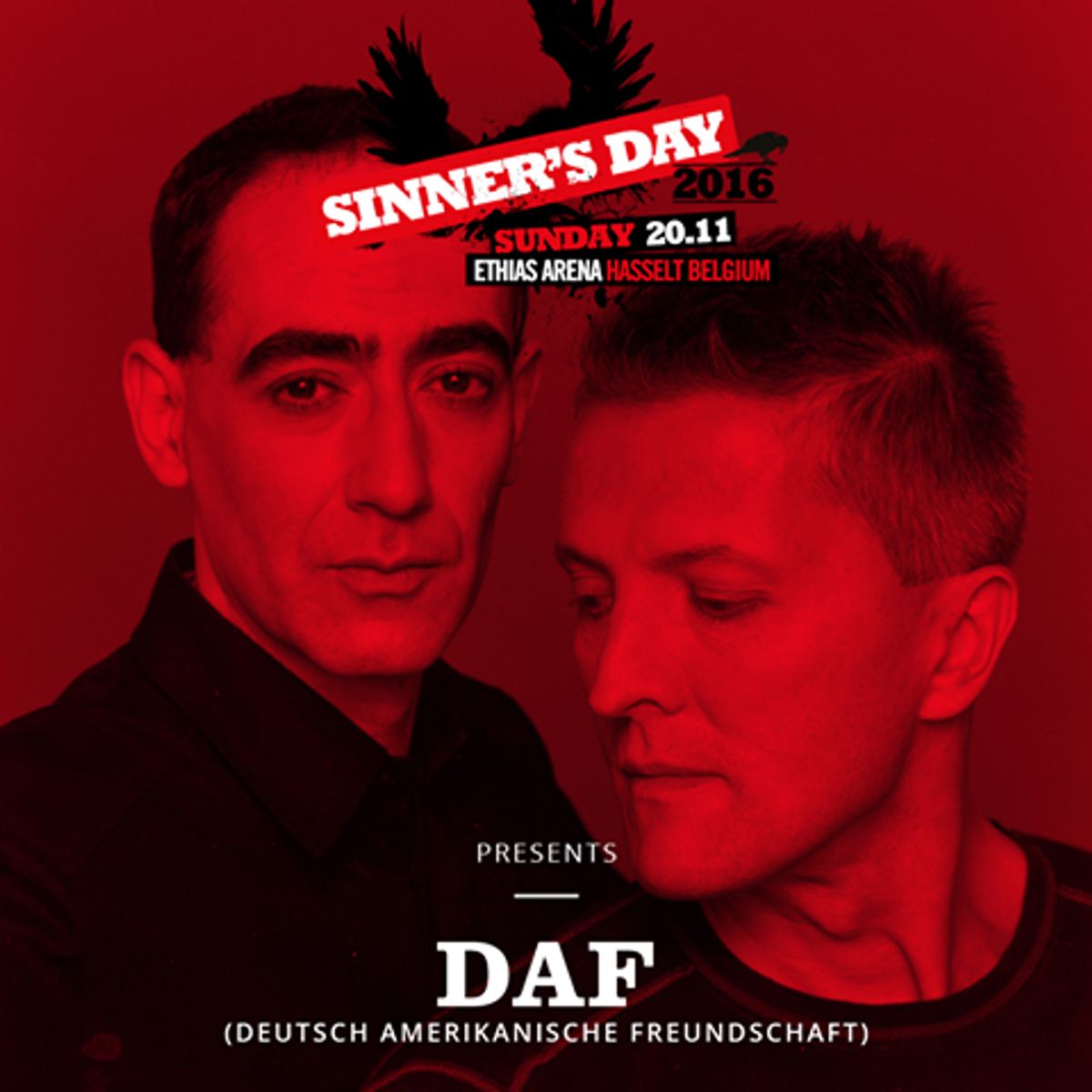 Sinner’s Day brengt D.A.F. naar Hasselt