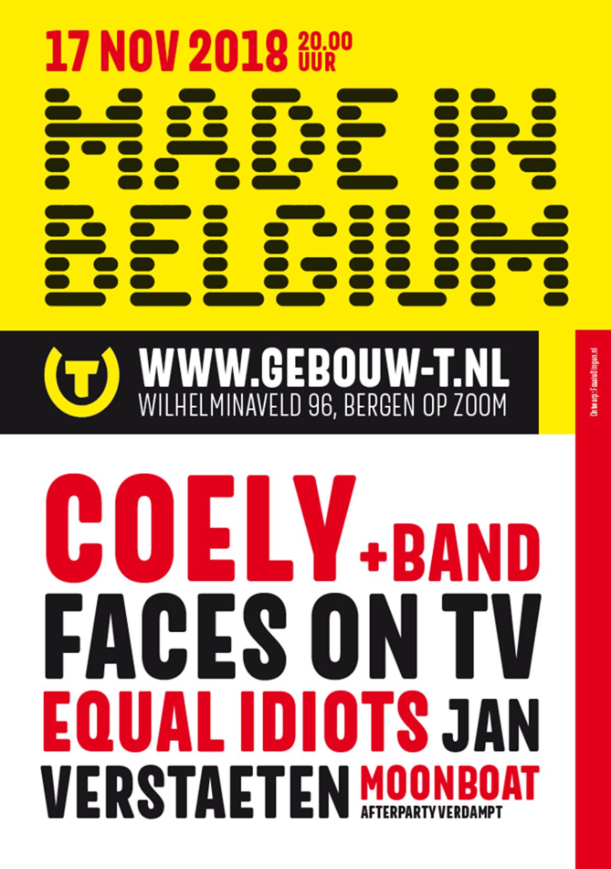 Gebouw T viert België