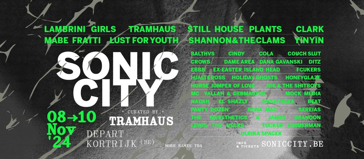 Line-up Sonic City is compleet