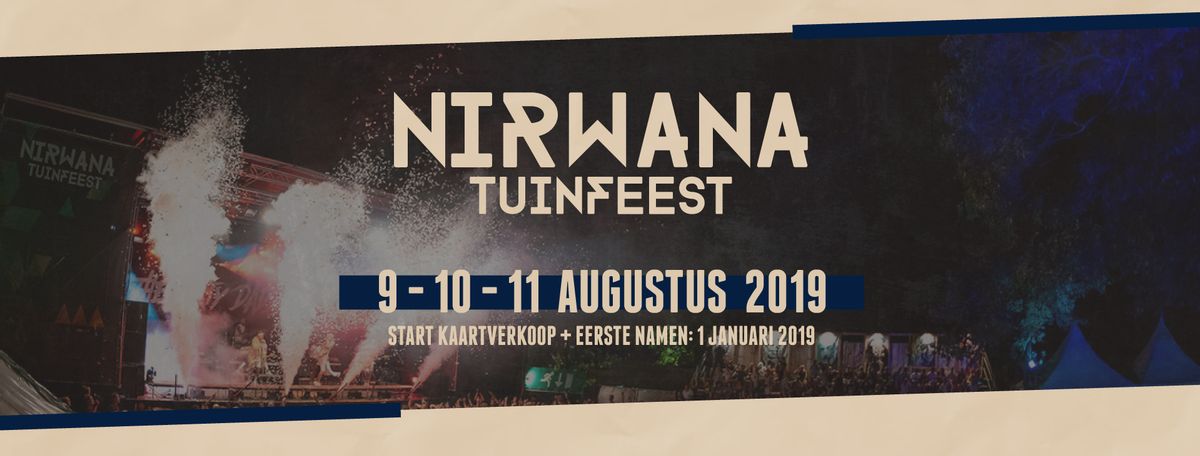 Eerste namen voor Nirwana Tuinfeest