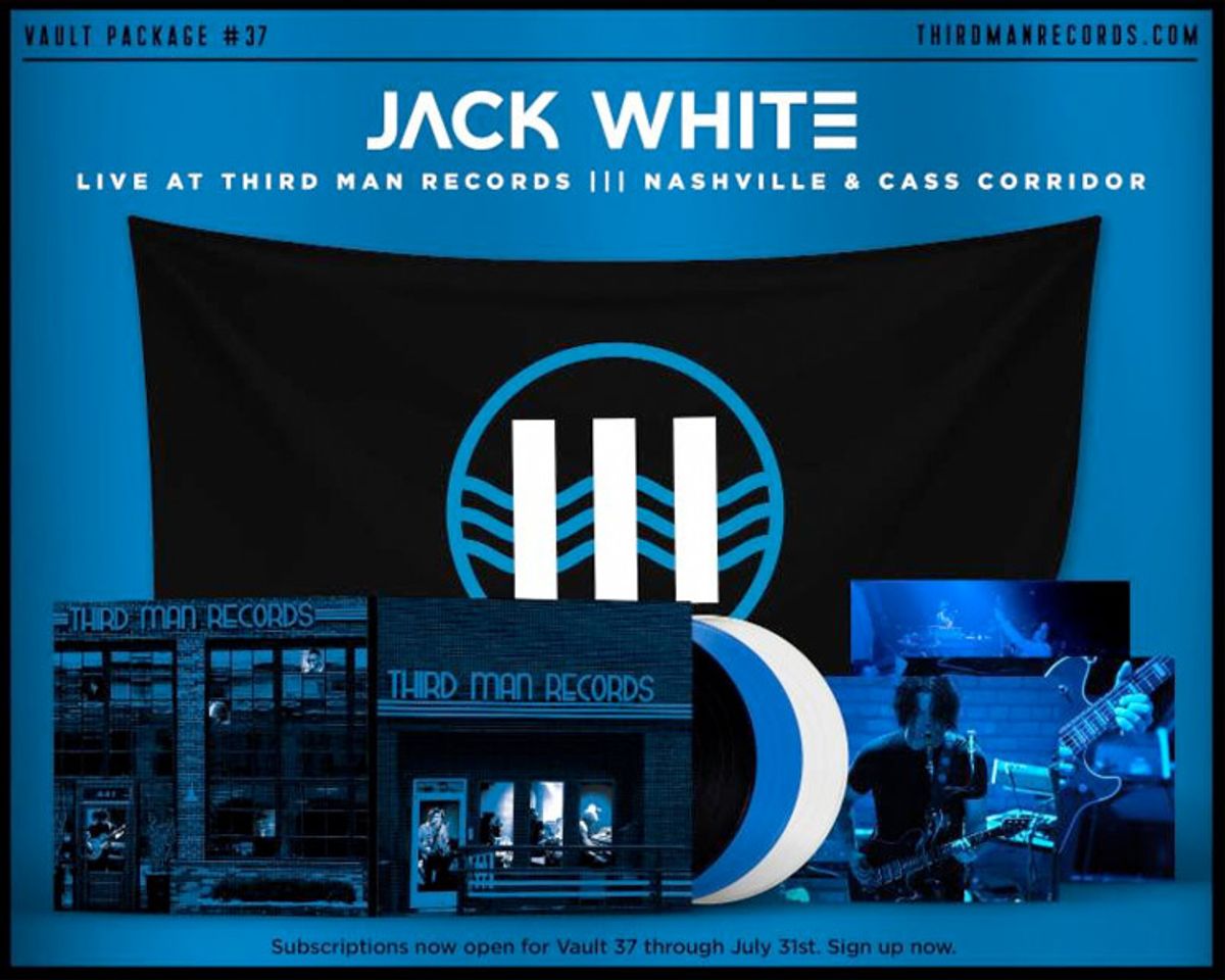 Driedubbel live-vinyl van Jack White