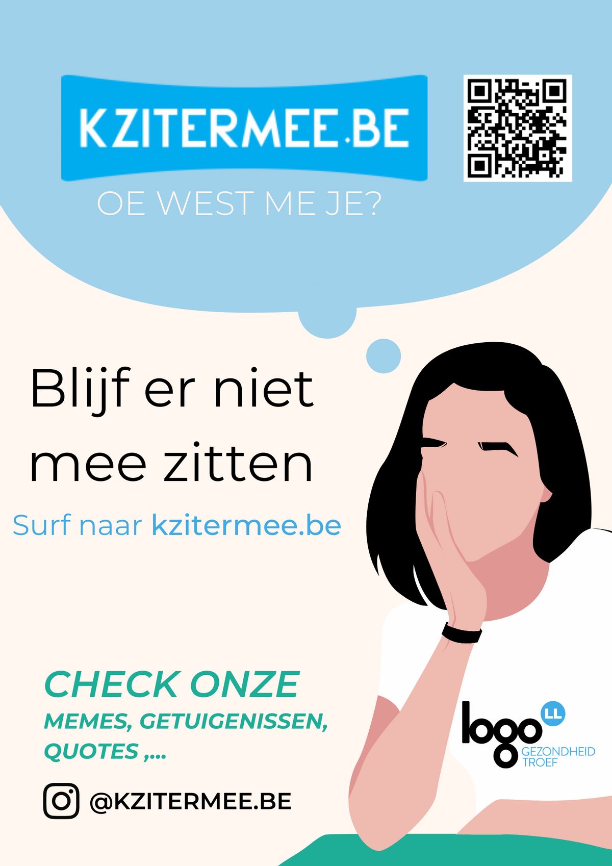 Zinger steunt Kzitermee-campagne