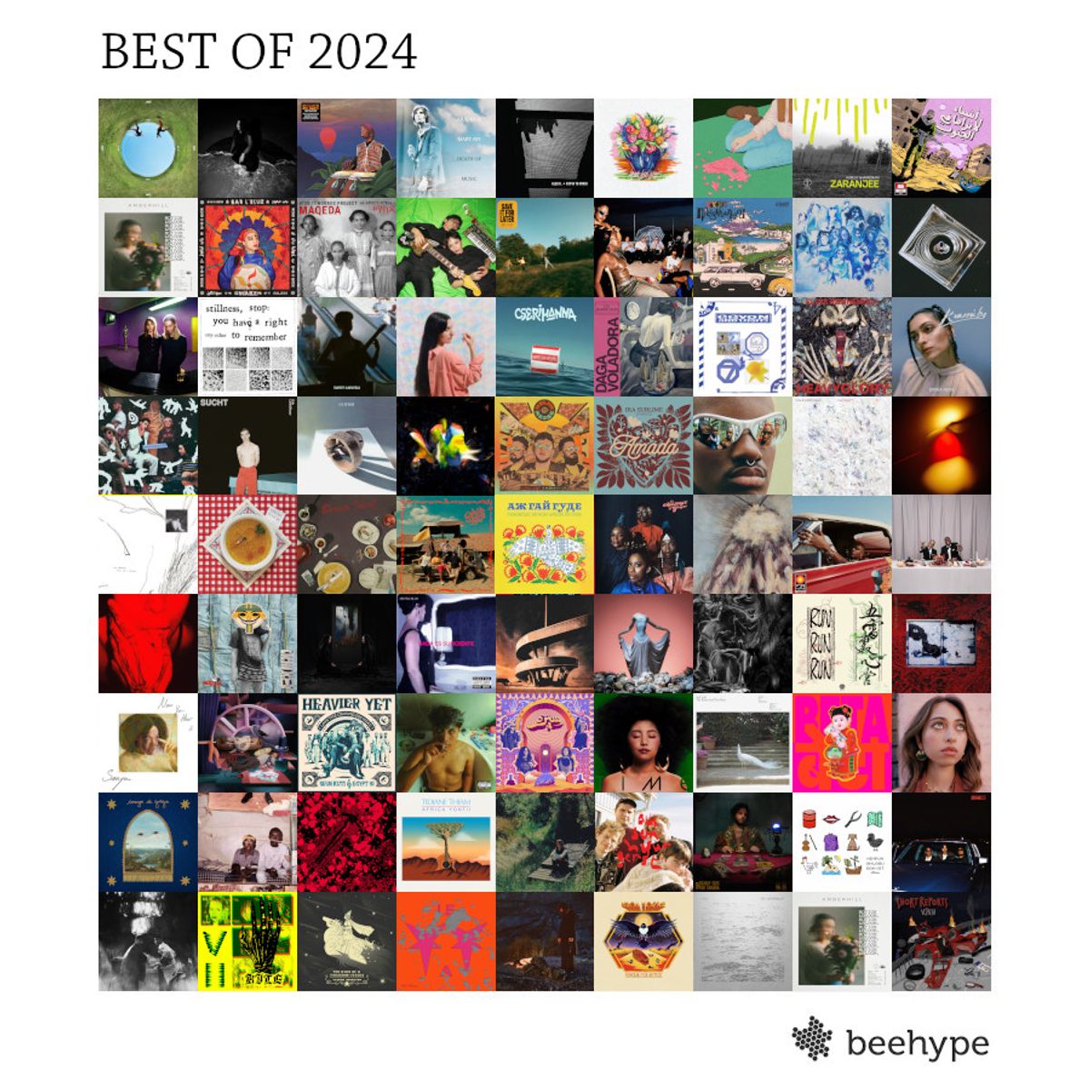 Beehype presenteert beste albums van 2024