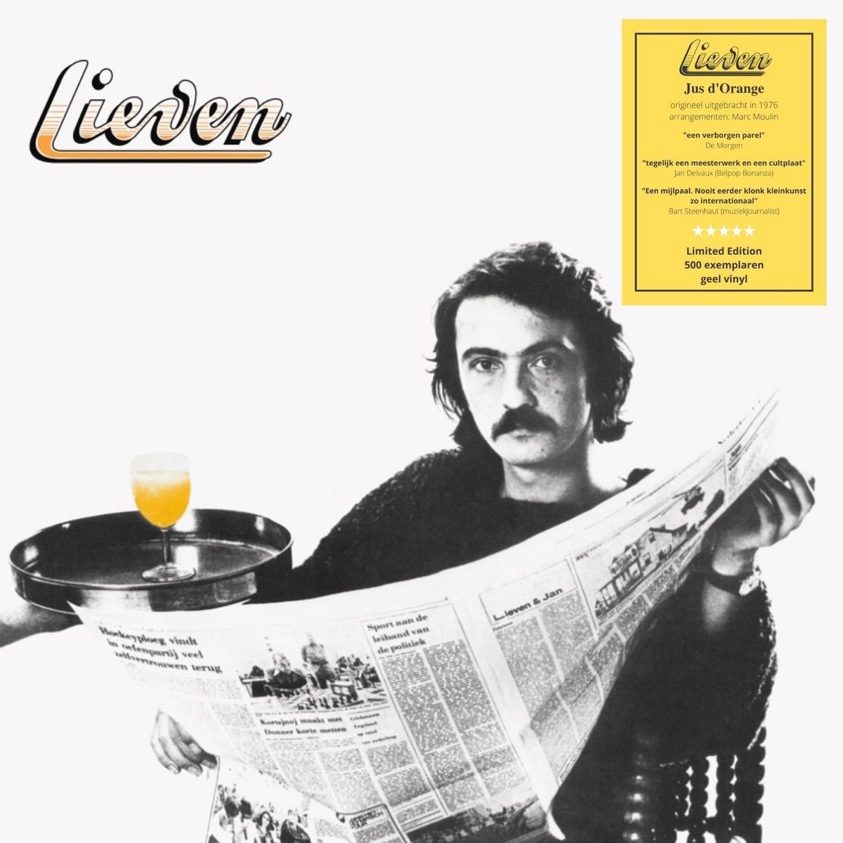 Lieven serveert weer 'Jus d'Orange'