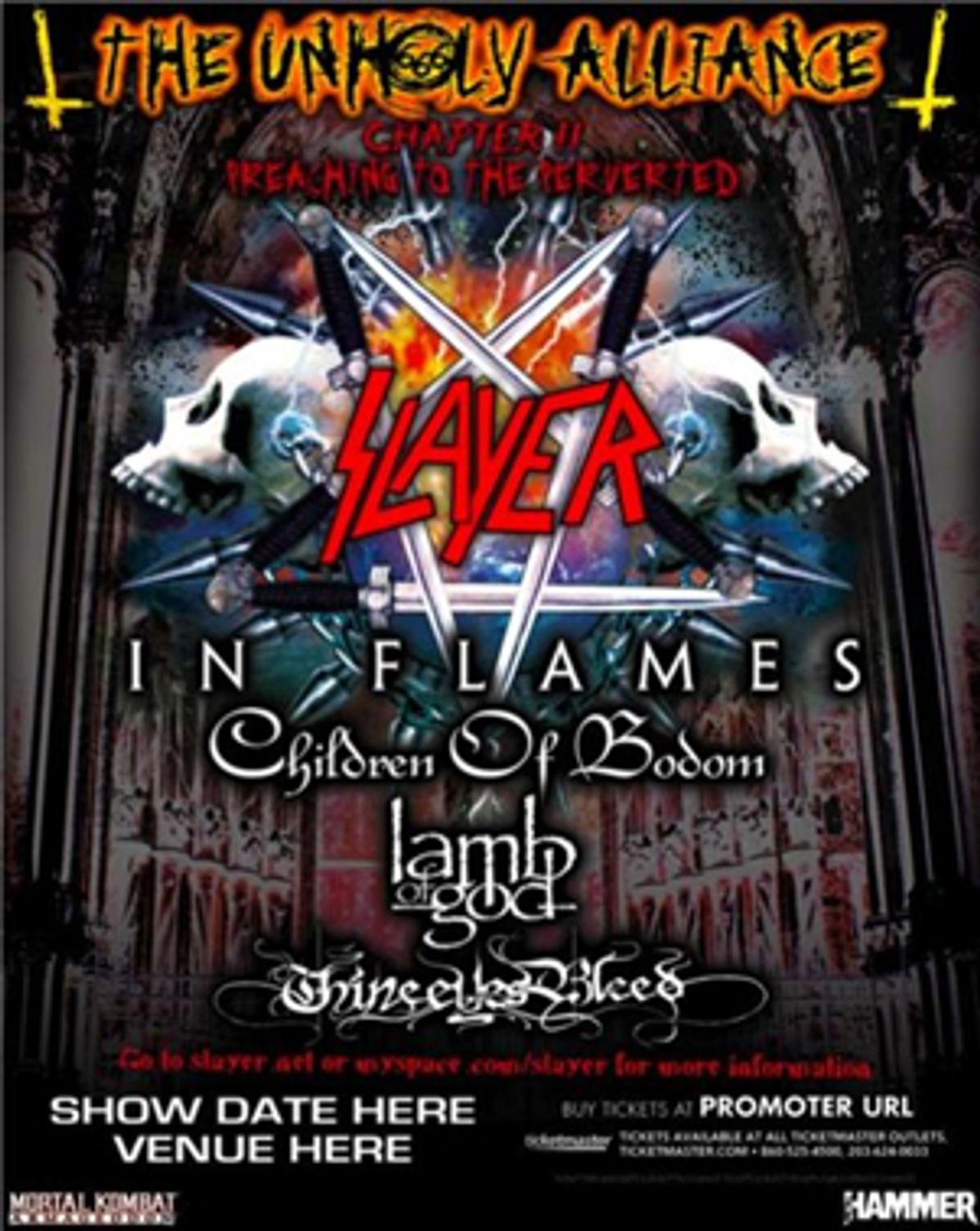 The Unholy Alliance part II - Slayer speelt falende supportacts weg