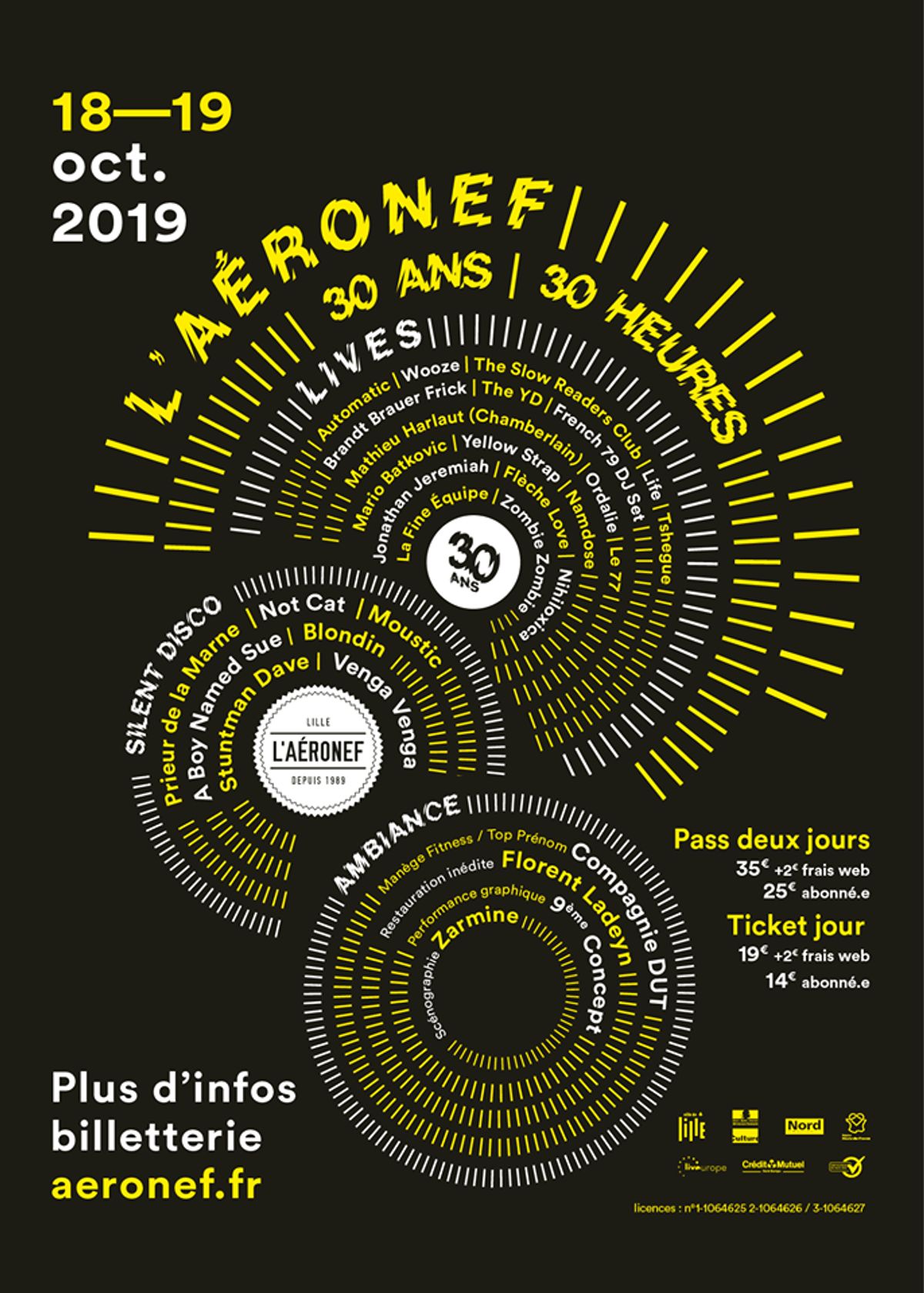 Feest in L'Aéronef