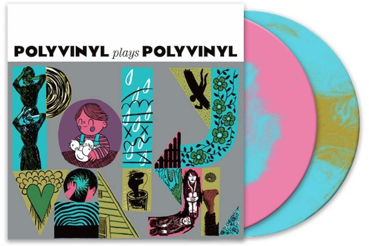 Coverplaat ter ere van twintig jaar Polyvinyl