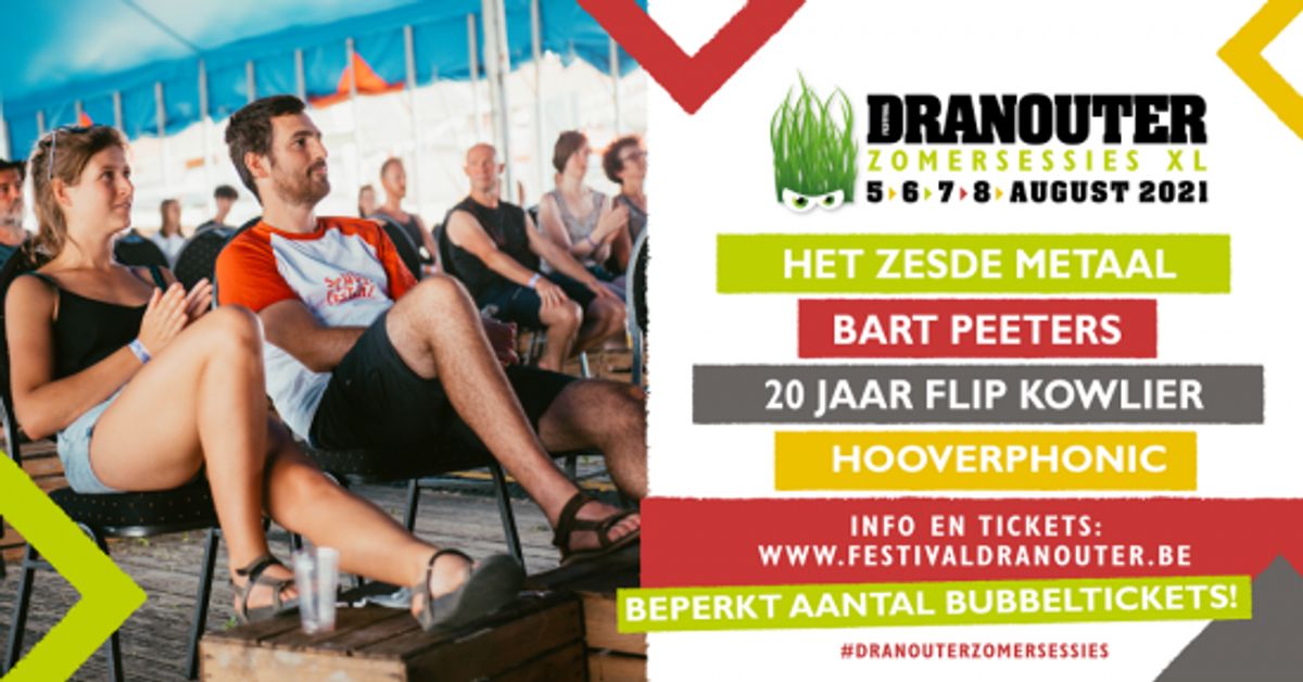 Dranouter maakt eerste headliners bekend van Zomersessies XL