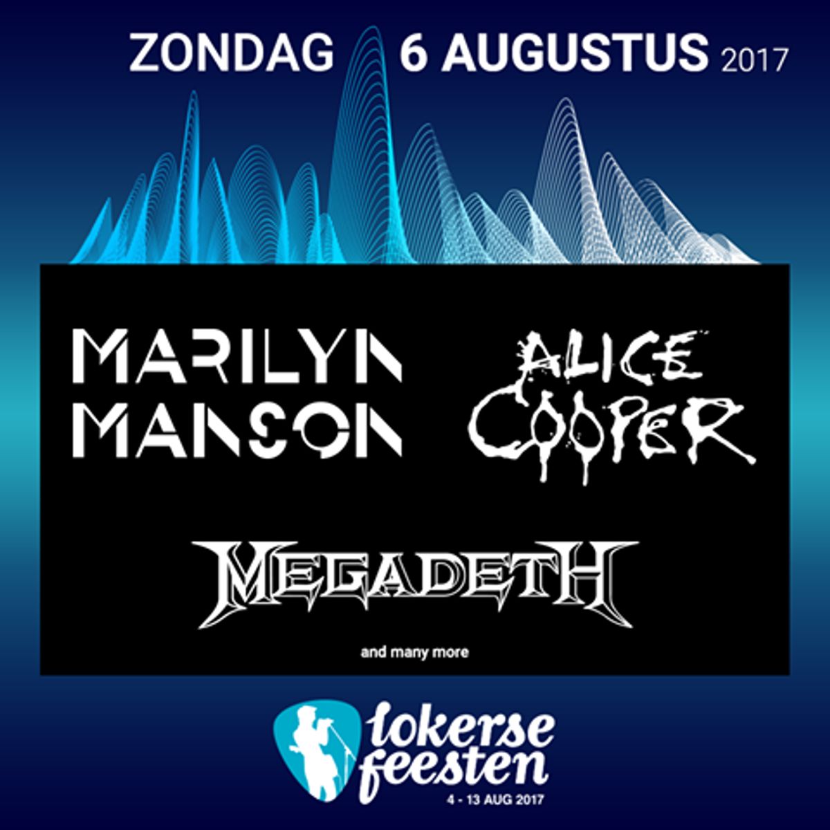 Drie headliners voor Metaldag Lokerse Feesten