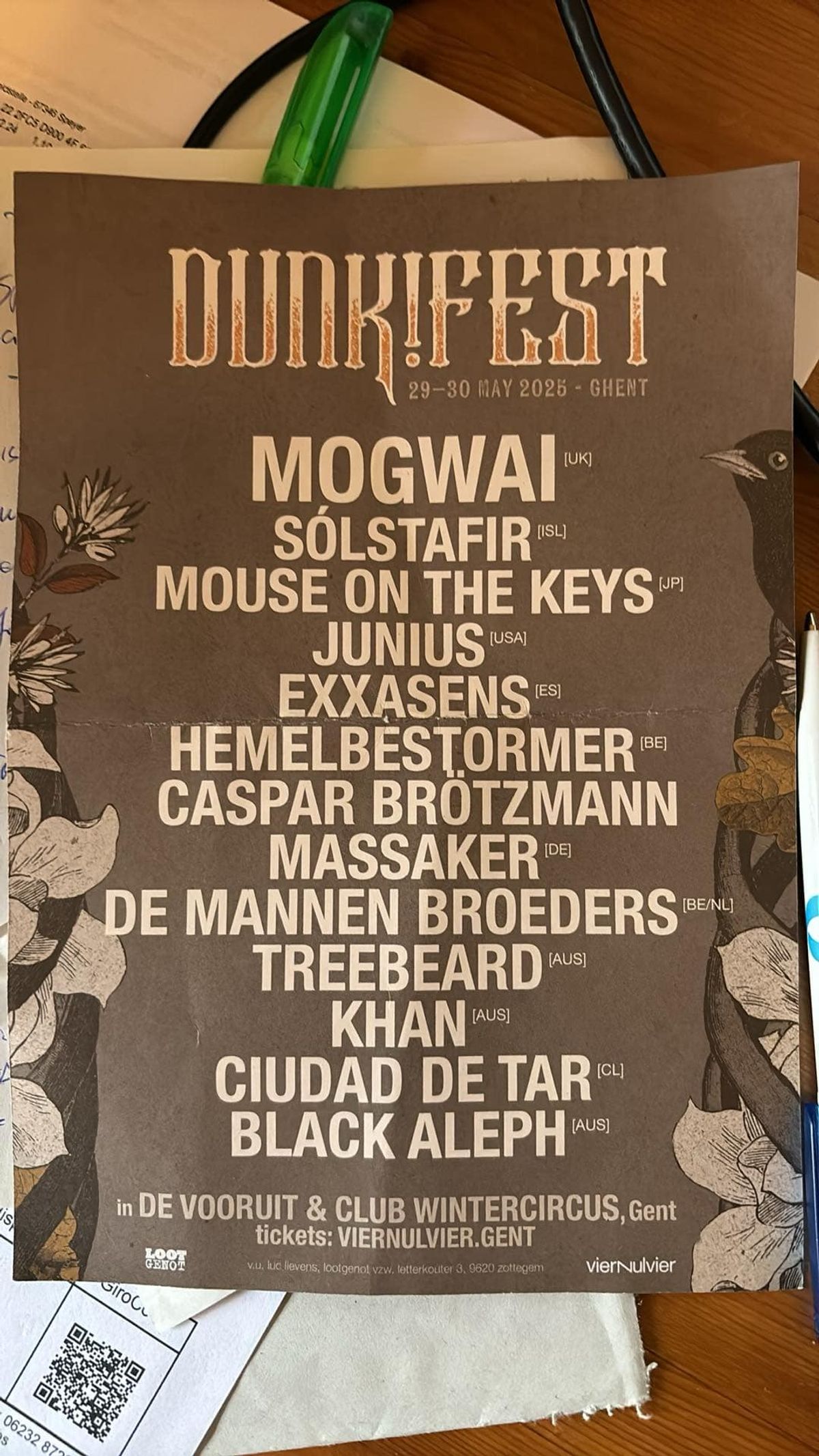 Mogwai op Dunk!Fest