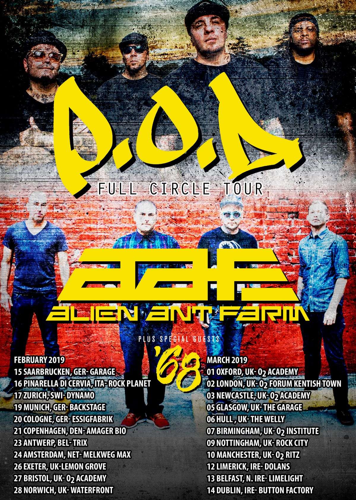 P.O.D. stelt nieuwe plaat voor in Trix
