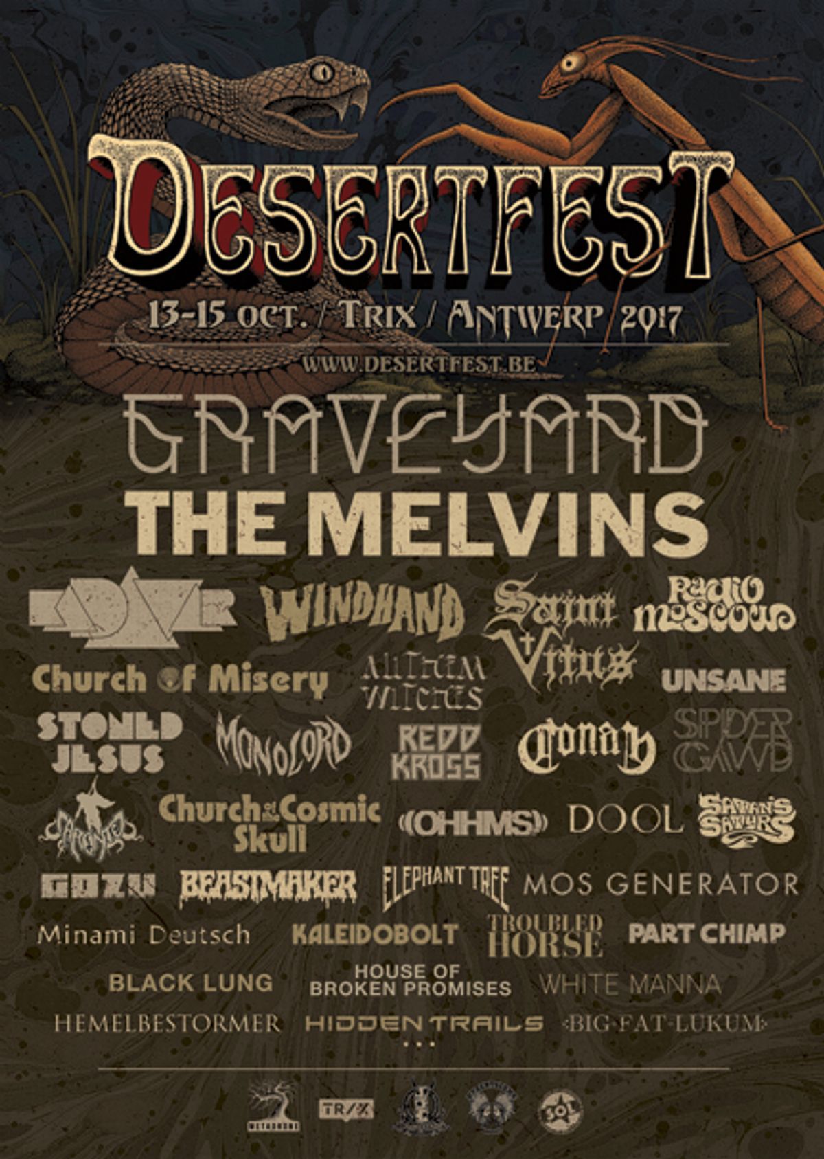 Bijna alle gaten dicht in line-up Desertfest