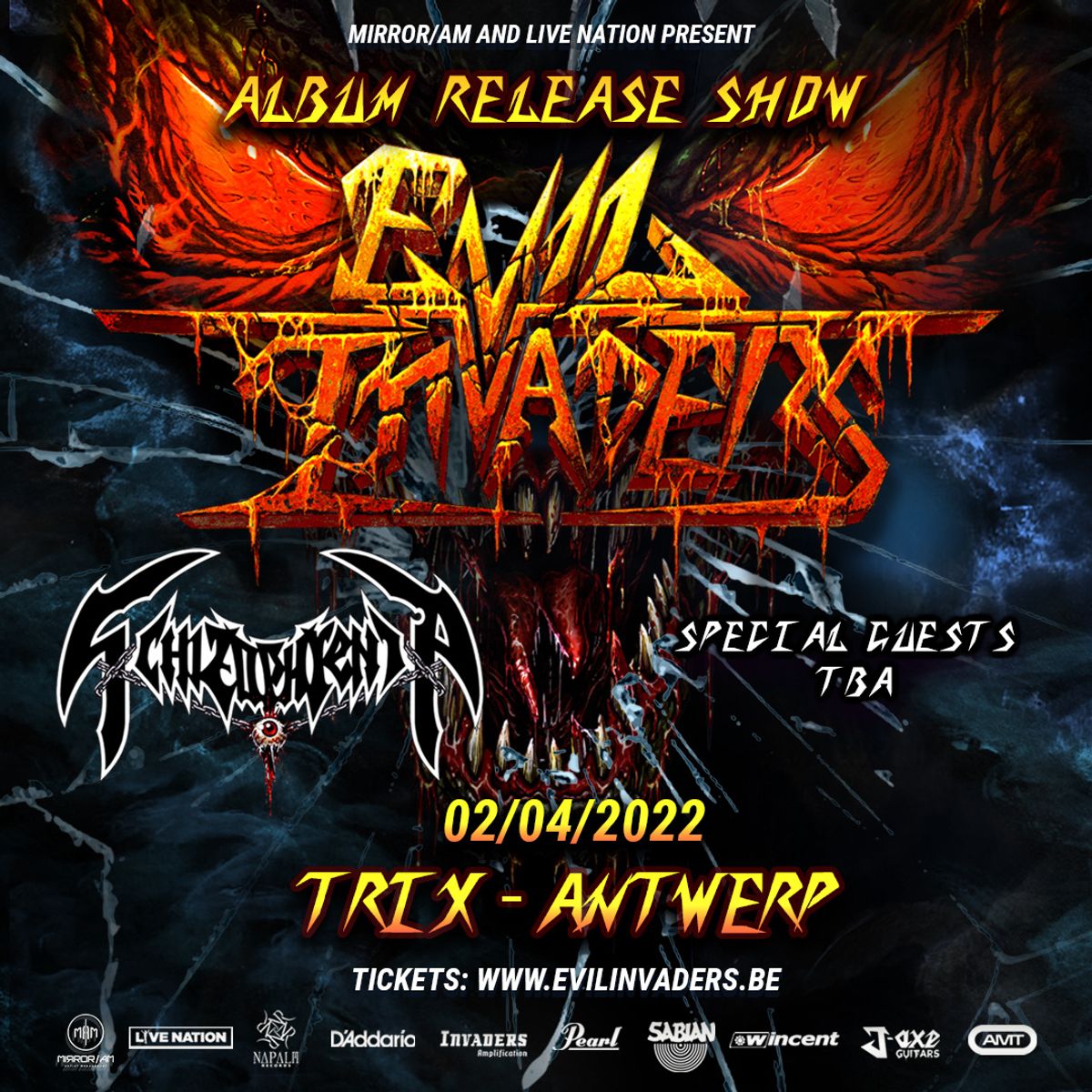 Evil Invaders stellen derde plaat voor in Trix