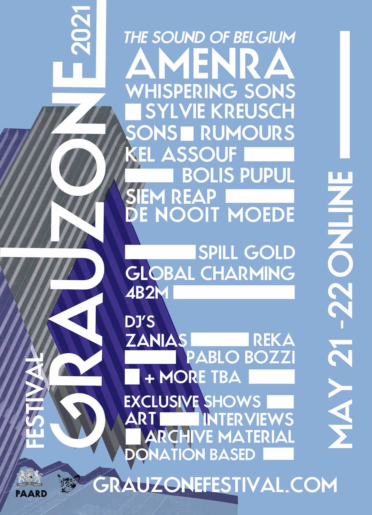 Grauzone Festival gaat online en onthult eerste namen