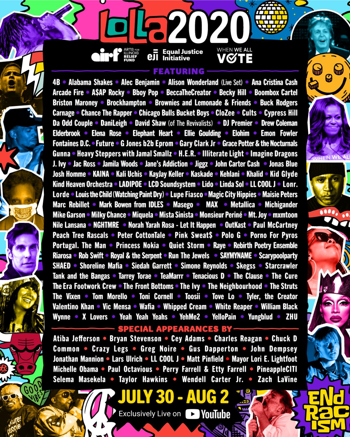 Livestream voor Lollapalooza 2020