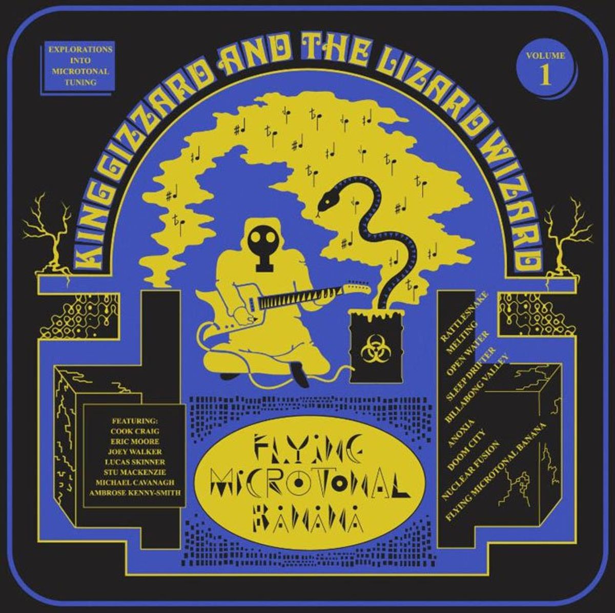 King Gizzard & The Lizard Wizard belooft vijf platen in 2017