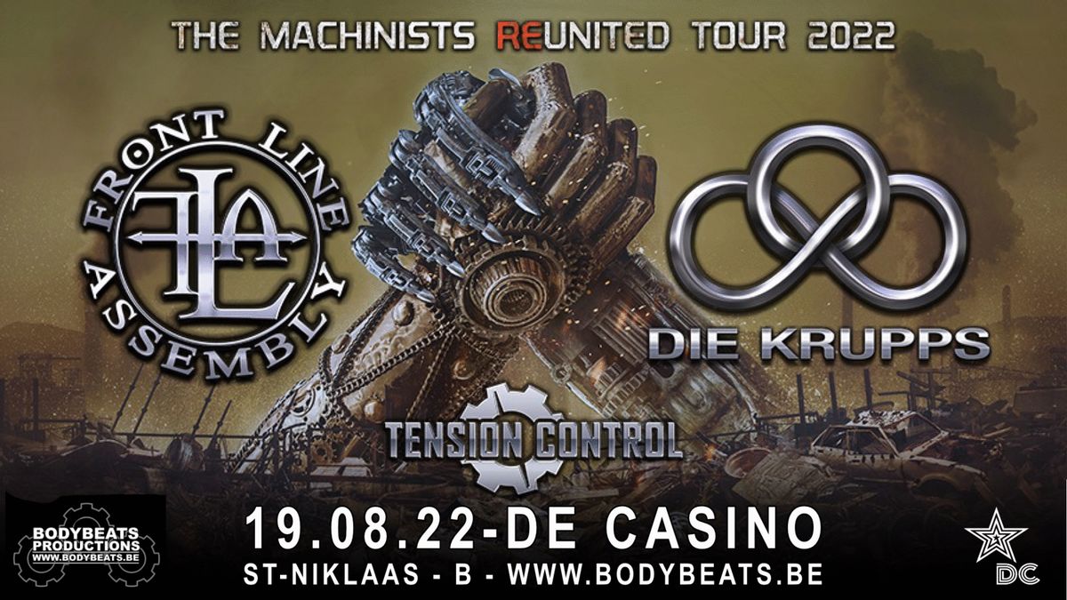 Die Krupps en Front Line Assembly komen naar De Casino