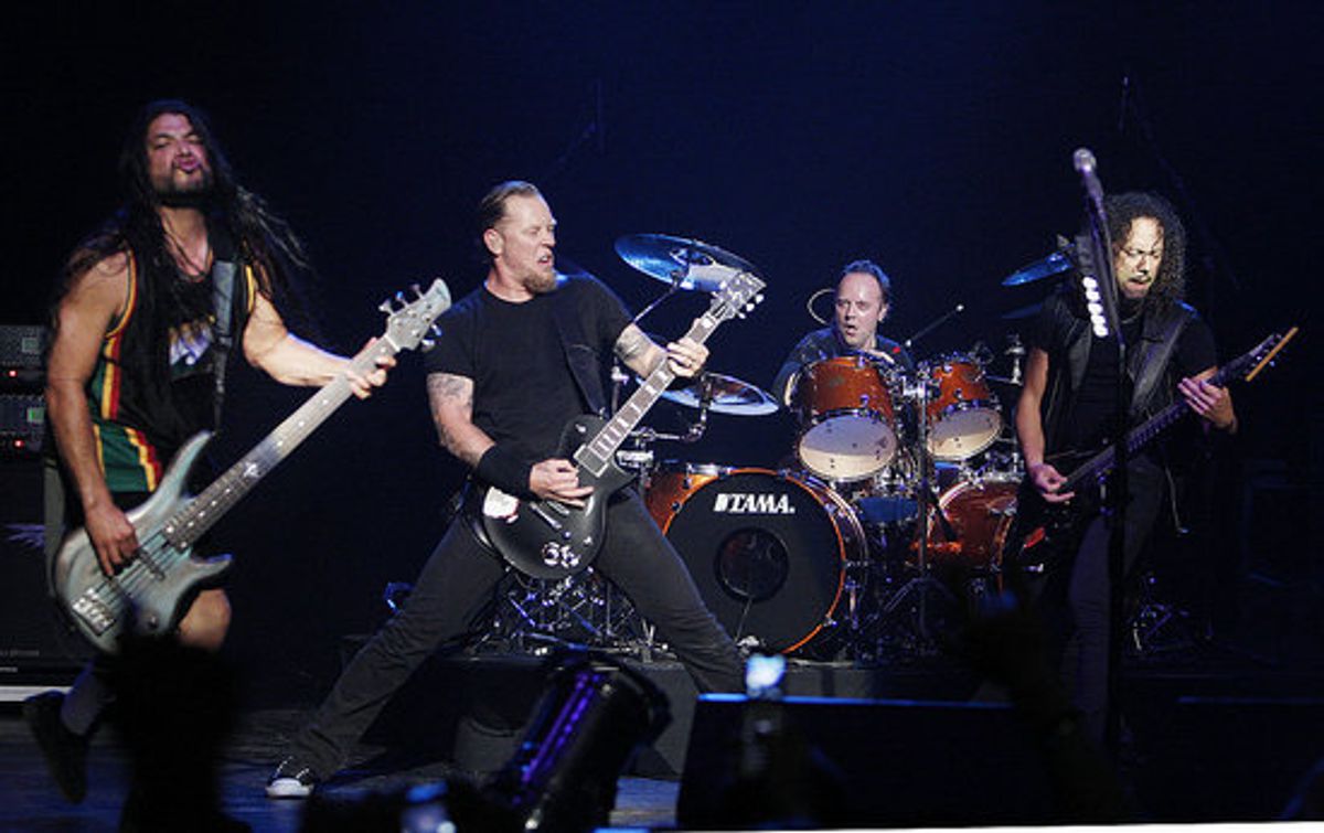 'Death Magnetic': het skelet van Metallica vastgelegd