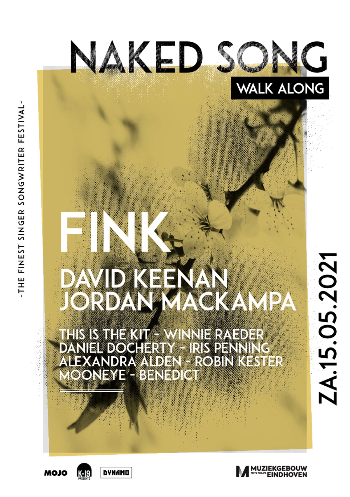 Mooneye vervangt Meskerem Mees op Naked Song Walk Along