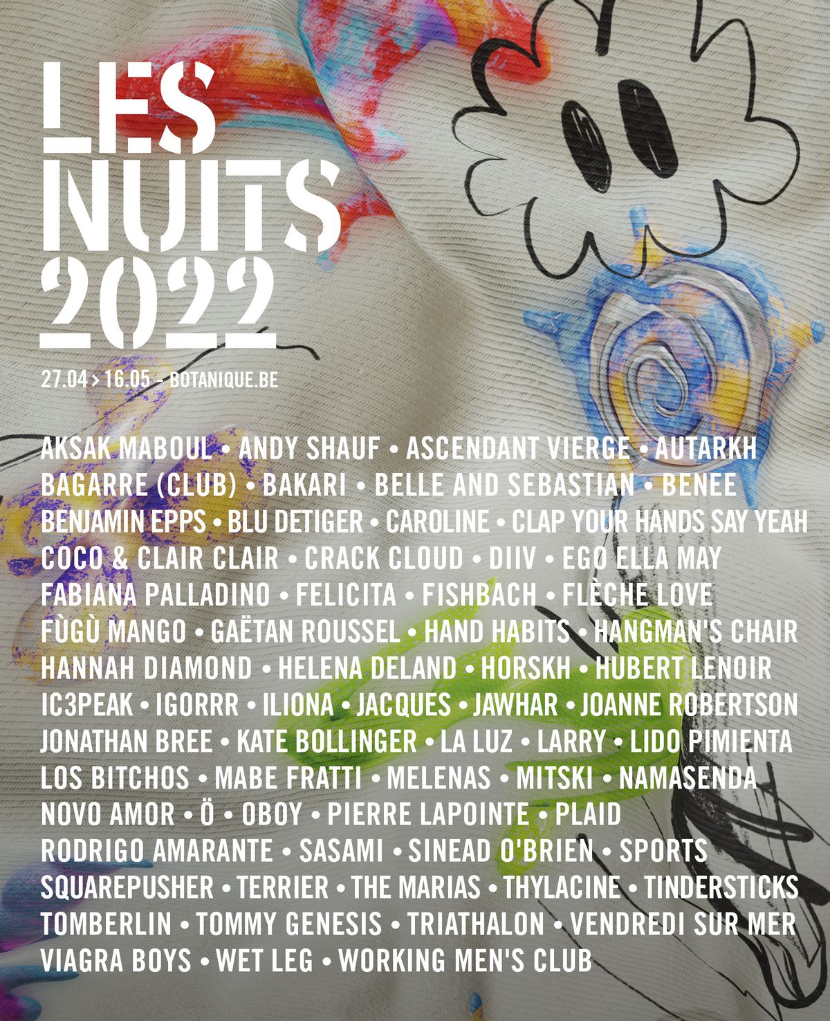 Meer namen voor Les Nuits 2022