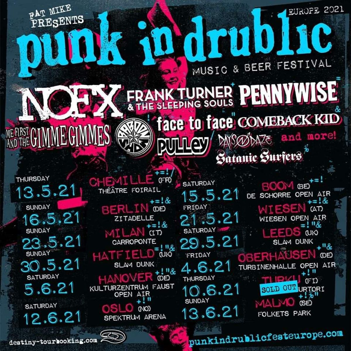 Vernieuwde line-up voor Punk In Drublic