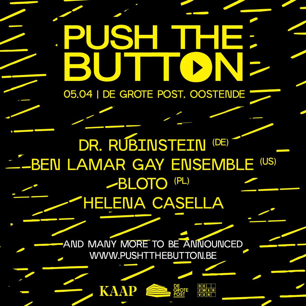 Push The Button drukt op startknop