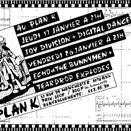 1980: Joy Division speelt (opnieuw) in Brusselse Plan K