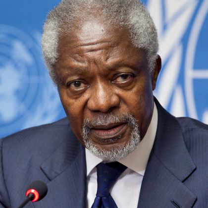 Tien songs voor Kofi Annan