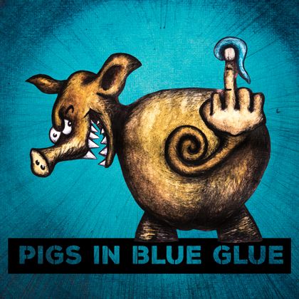Pigs In Blue Glue: iets met parels voor de zwijnen