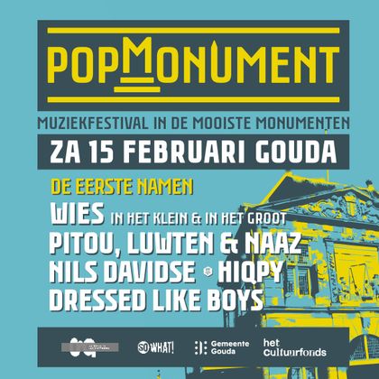 PopMonument voor het eerst naar Gouda