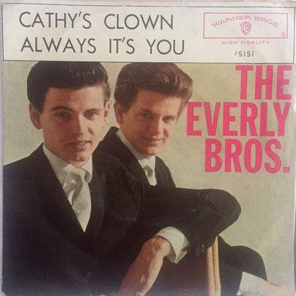 #Coulrofobie - The Everly Brothers - Cathy’s Clown (1960)